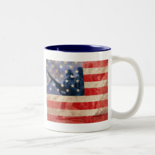 Tasse 2 Couleurs Héros américains