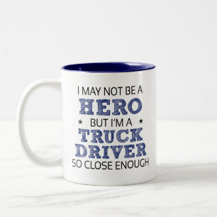 Tasse 2 Couleurs Héros de conducteur de camion Humour nouveauté