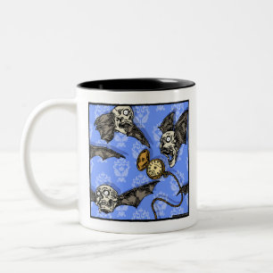 Tasse 2 Couleurs Heure Des Chauves-Chauves - Pop Goth Nightmare Sur