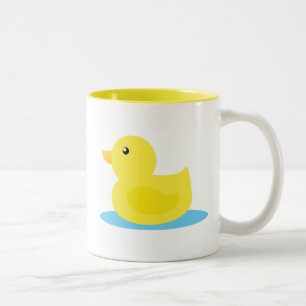 Tasse 2 Couleurs Heure du bain Canard jaune