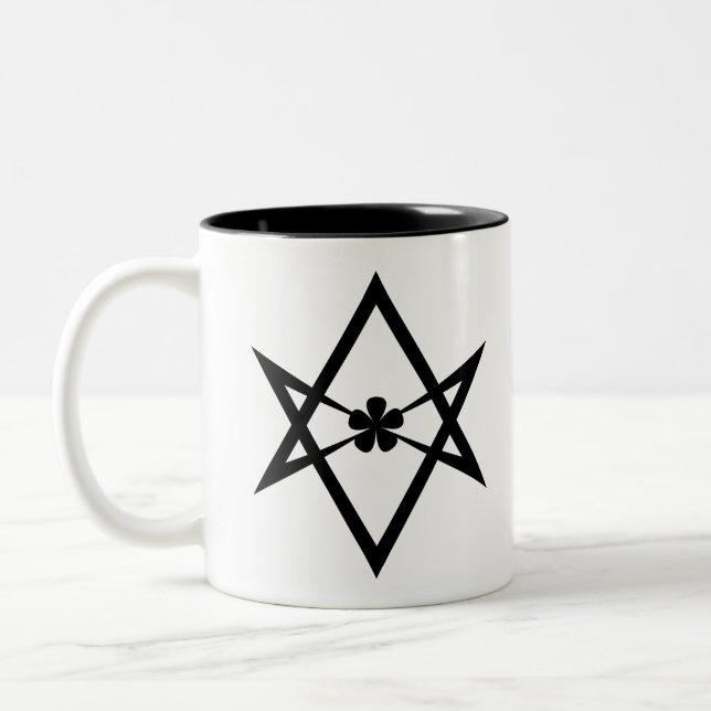 Tasse 2 Couleurs hexagram unicursale (Gauche)