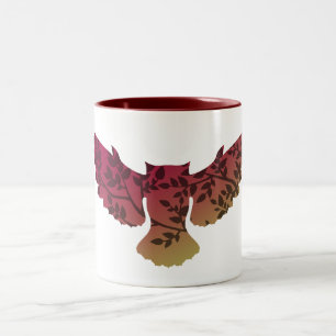 Tasse 2 Couleurs Hibou