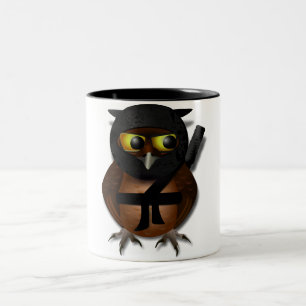 Tasse 2 Couleurs Hibou sournois de Ninja