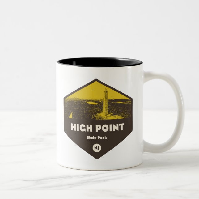 Tasse 2 Couleurs High Point State Park New Jersey (Droit)