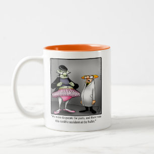 Tasse 2 Couleurs Hilarious Humour Halloween "Spectickles"