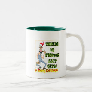 Tasse 2 Couleurs Hillbilly Festive comme il obtient