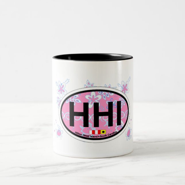 Tasse 2 Couleurs Hilton Head Island. (Centre)