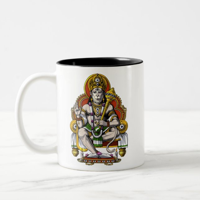 Tasse 2 Couleurs Hindu God Hanuman (Gauche)