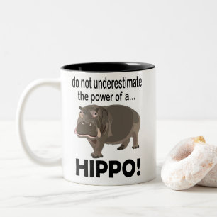 Tasse 2 Couleurs Hippopotame Animal Drôle Hippo