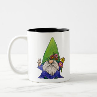 Tasse 2 Couleurs Hippy Jour Gnome