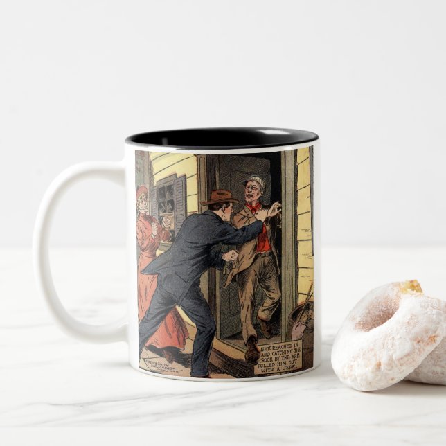 Tasse 2 Couleurs Histoire classique cool (Avec donut)