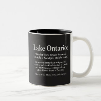 Tasse 2 Couleurs Histoire du lac Ontario Définition Wendat