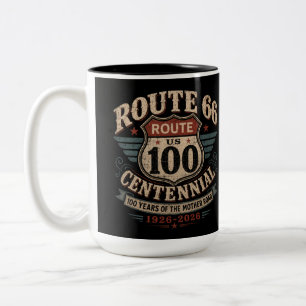 Tasse 2 Couleurs Historic Route 66 Café Nostalgie