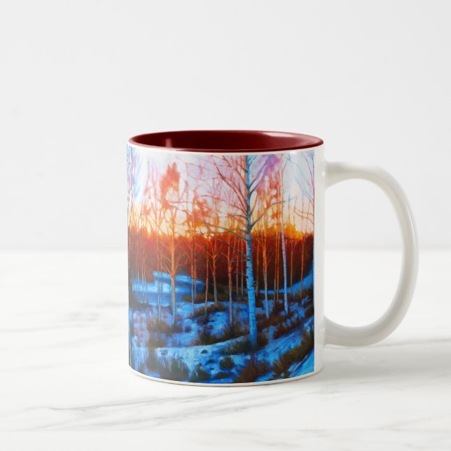 Tasse 2 Couleurs Hiver dans Dalarna (Droit)