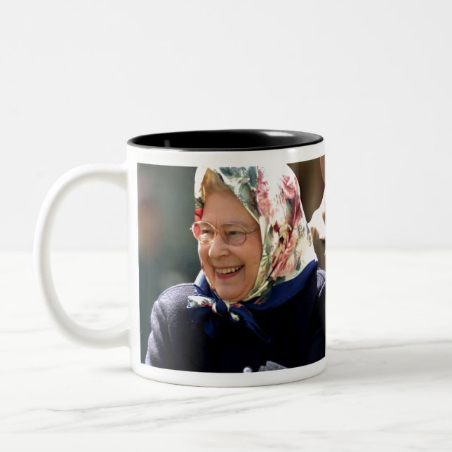 Tasse 2 Couleurs HM Queen Elizabeth II (Gauche)