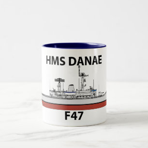 Tasse 2 Couleurs HMS Danae, configuration d'origine