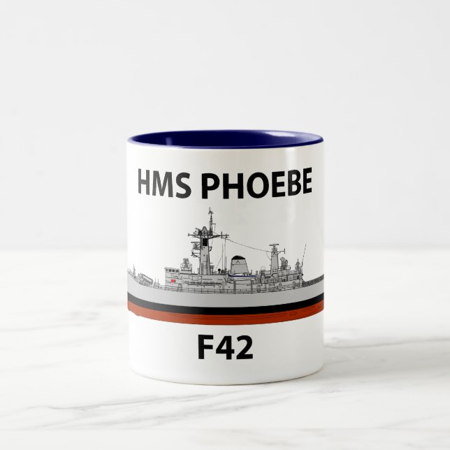 Tasse 2 Couleurs HMS Phoebe, mer (Centre)