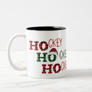 Tasse 2 Couleurs Ho Ho Ho - Hockey Hockey Hockey Hockey