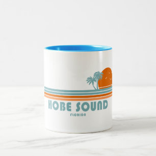 Tasse 2 Couleurs Hobe Sound Floride Sun Palm Trees