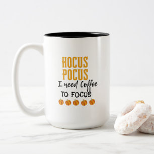 Tasse 2 Couleurs Hocus Pocus J'Ai Besoin De Café Pour Concentrer H