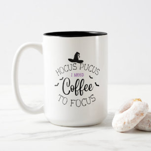 Tasse 2 Couleurs Hocus Pocus J'Ai Besoin De Café Pour Concentrer Ha