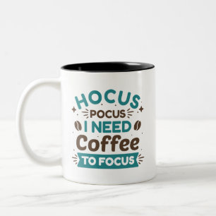 Tasse 2 Couleurs Hocus Pocus J'Ai Besoin De Café Pour Me Concentrer