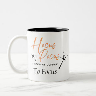 Tasse 2 Couleurs Hocus Pocus J'ai besoin de café pour mettre l'acce