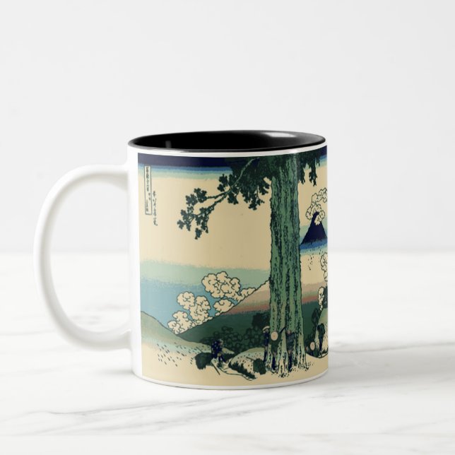 Tasse 2 Couleurs Hokusai Fugaku (Gauche)