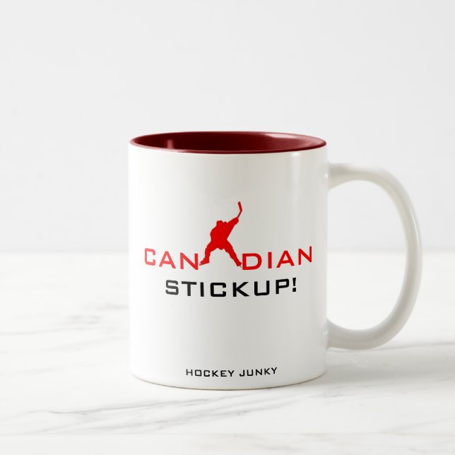 TASSE 2 COULEURS HOLD-UP CANADIEN ! (Droit)