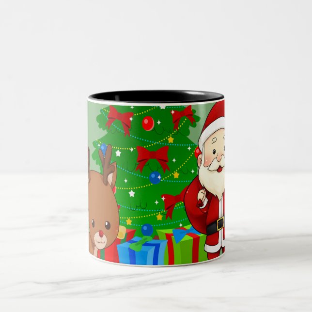 Tasse 2 Couleurs Holly Jolly (Centre)
