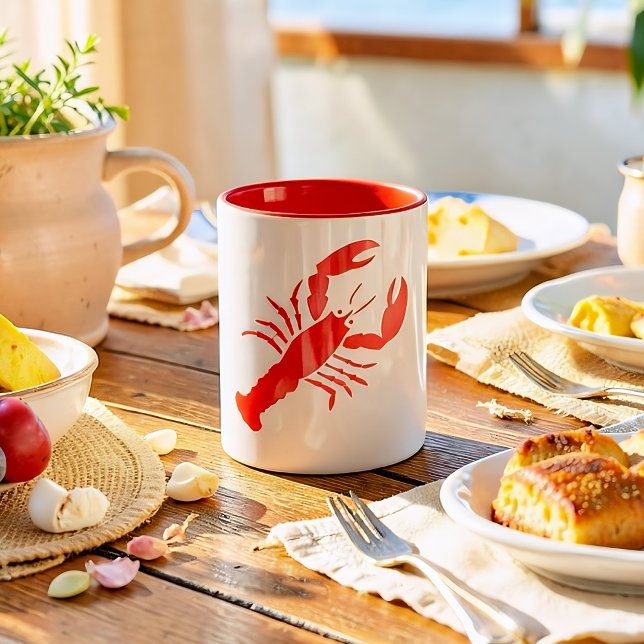 Tasse 2 Couleurs homard rouge (Créateur téléchargé)