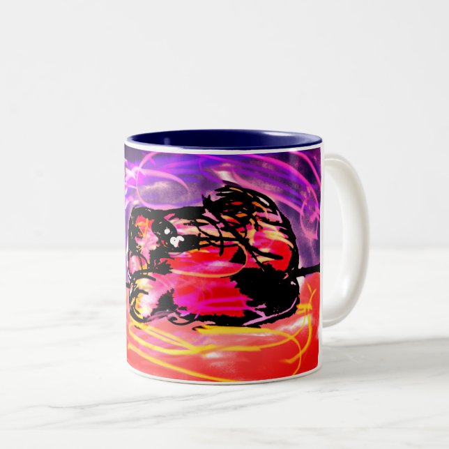 Tasse 2 Couleurs Homard rouge Gem (Devant droit)