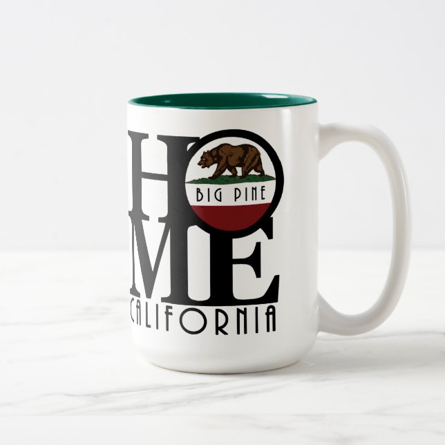 Tasse 2 Couleurs HOME Big Pine CA 15oz (Droit)