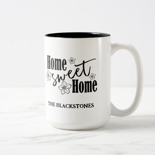 Tasse 2 Couleurs Home Sweet Home (Droit)