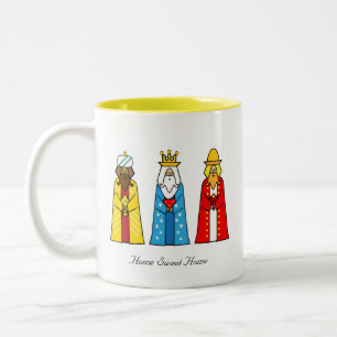Tasse 2 Couleurs Home Sweet Home & Trois Hommes Sages