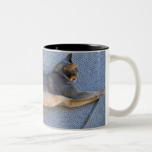 Tasse 2 Couleurs Homme Abyssinien Bleu Étendu