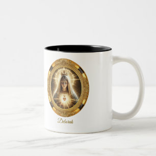 Tasse 2 Couleurs Honorer la Vierge Marie chaque jour