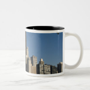 Tasse 2 Couleurs horizon de Chicago et lac Michigan, Lake Shore