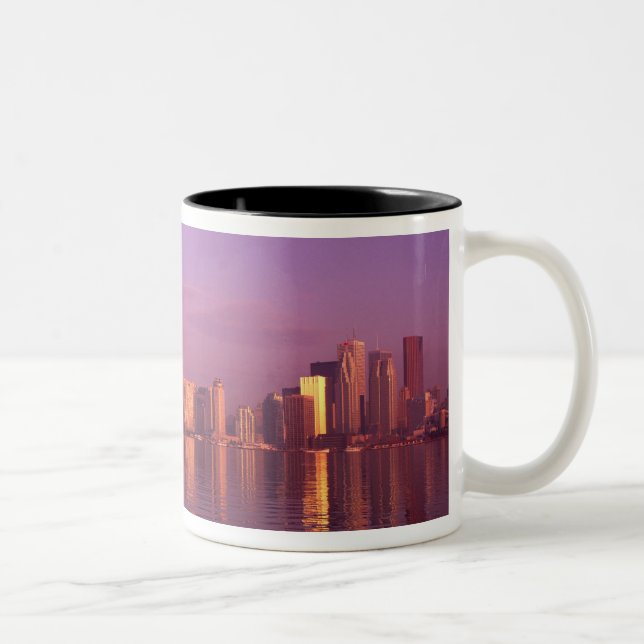 Tasse 2 Couleurs Horizon de Toronto, Ontario, Canada (Droit)