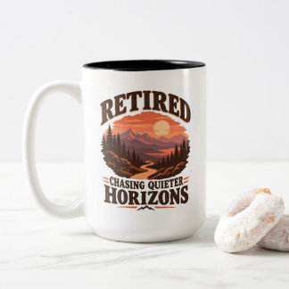 Tasse 2 Couleurs Horizons plus calmes pour retraités