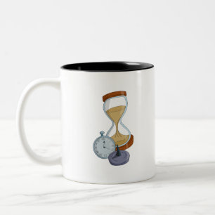 Tasse 2 Couleurs Horloge, écran solaire et montre de poche