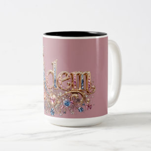 Tasse 2 Couleurs Horloge murale décorative Adam Crown