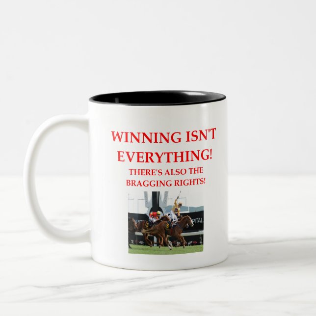Tasse 2 Couleurs horseracing (Gauche)