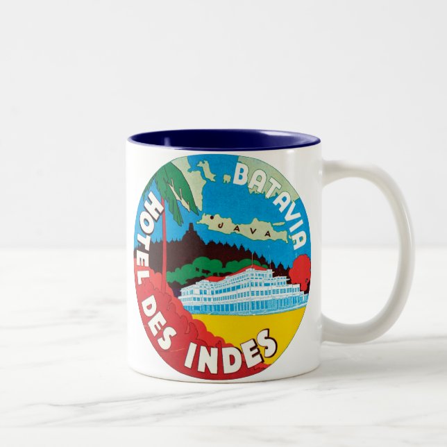 Tasse 2 Couleurs Hôtel Des Indes Batavia (Droit)