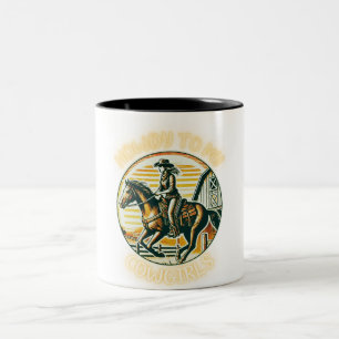 Tasse 2 Couleurs How To My Cowgirls Vintage Retro les années 70 Sty