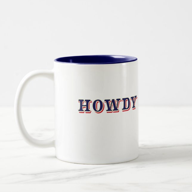 Tasse 2 Couleurs Howdy (Gauche)