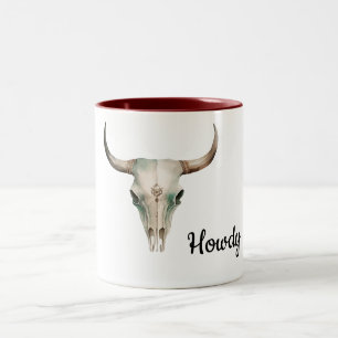 Tasse 2 Couleurs Howdy Cowboy Bullhorns