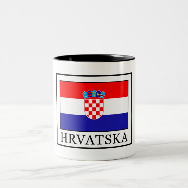 Tasse 2 Couleurs Hrvatska (Centre)