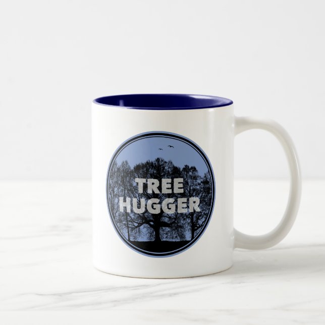 Tasse 2 Couleurs Hugger d'arbre (Droit)