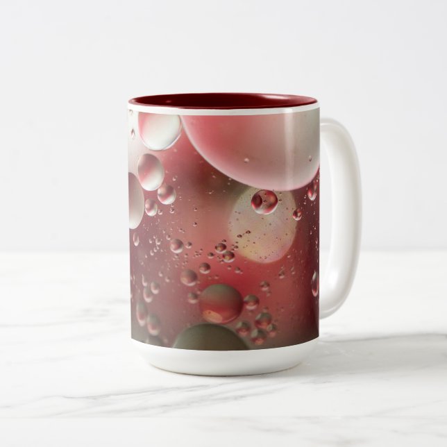 Tasse 2 Couleurs Huile sur l'eau (Devant droit)